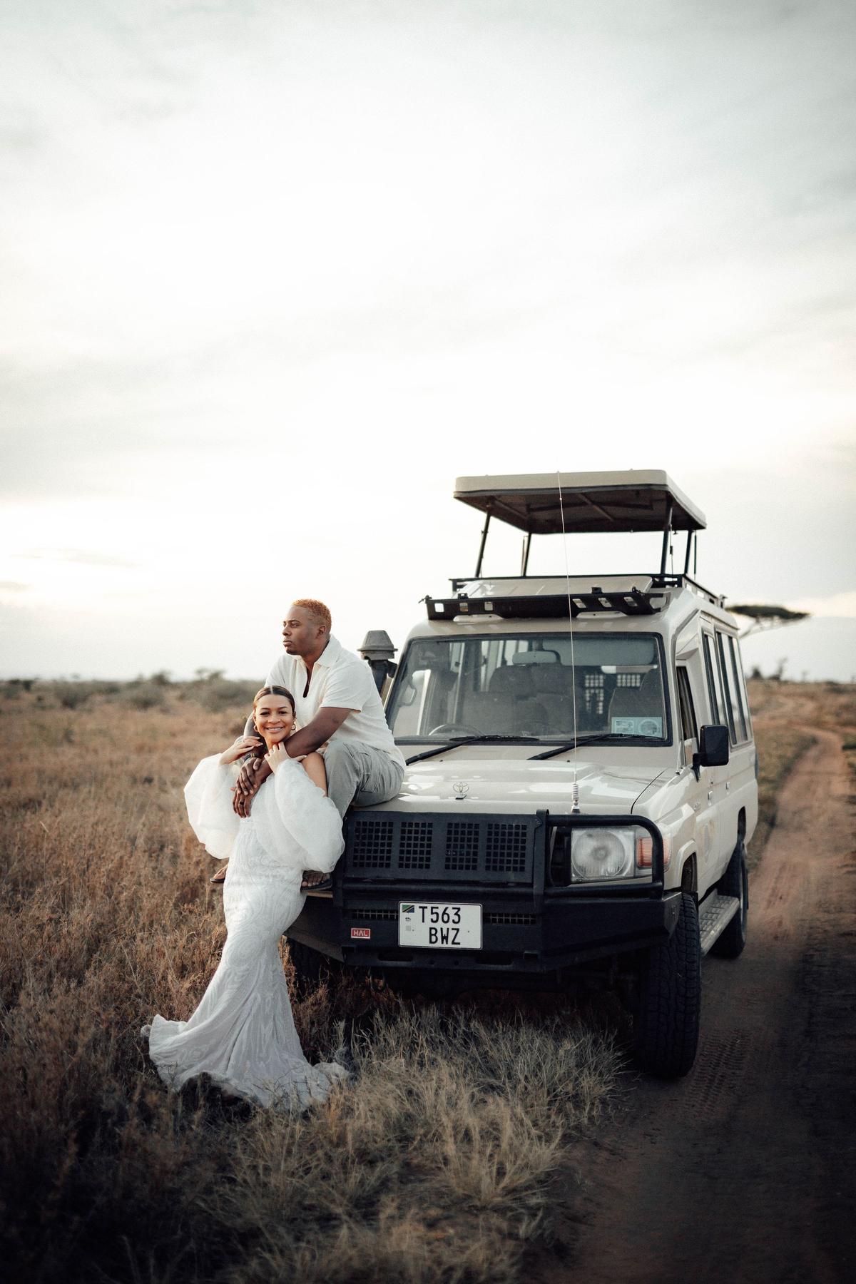 A safari wedding on the mainland